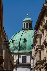 Vienna, Austria - famous Peterskirche (Saint Peter's Church).