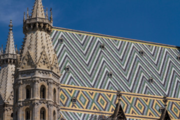 St. Stephan cathedral in center of Vienna, Austria