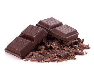 Chopped chocolate  bars