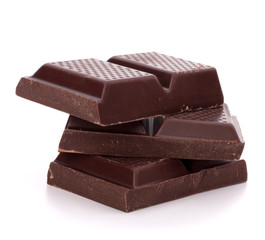 Chocolate bars stack