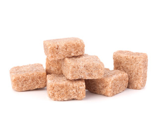 Lump brown cane sugar cubes