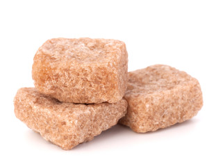 Lump brown cane sugar cubes