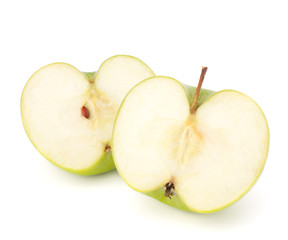 green apple half