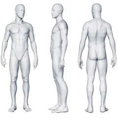 Foto op Plexiglas Männlicher Körper - Seitenansichten © ag visuell