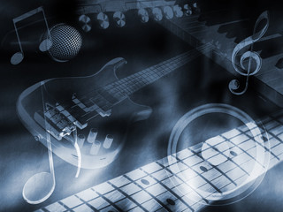 Obraz premium Hintergrund: Musik