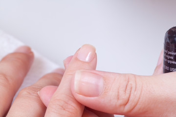 Manicure procedure