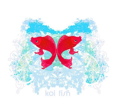 recommend clip art: japanese koi background