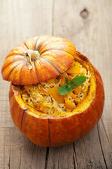 pumpkin risotto © Olga Miltsova