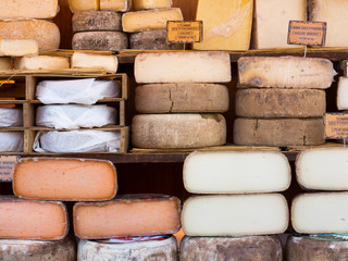 Assorted cheeses
