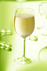 Verre de vin blanc