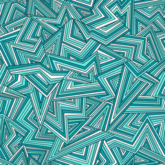 Obraz premium Bezszwowy abstrakcjonistyczny tło w jaskrawych błękitnych kolorach