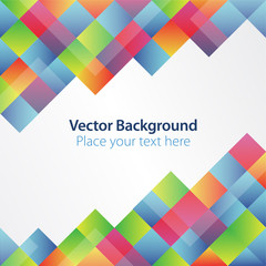Vector abstract background. Color squares