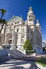 Fototapeta na wymiar Opéra de Monte-Carlo, Monako