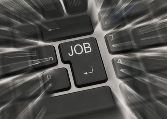 Zoom sur touche de recherche d'emploi (Job)