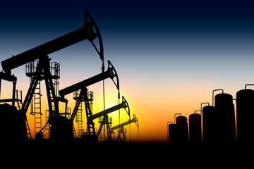 silhouette oil pumps