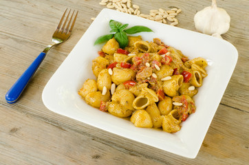 Pasta - Lumache con salsa alla carlofortina