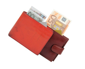 two wallets, poor and rich