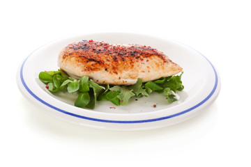 Delicious chicken breast fillet.