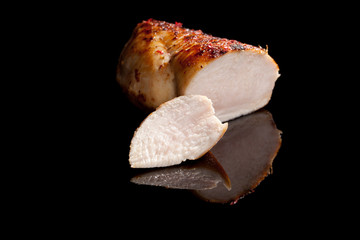 Juicy chicken breast fillet.