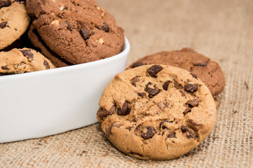 Mixed Cookies in a bowl