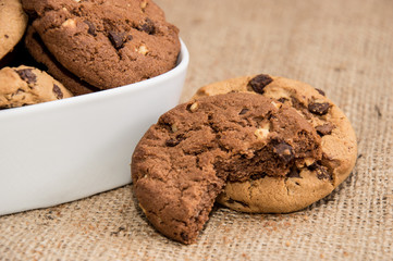 Mixed Cookies in a bowl