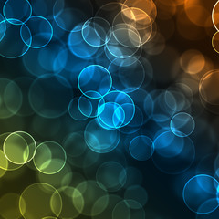 Abstract multicolor bokeh