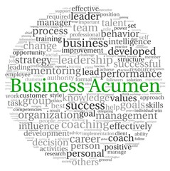 Business Acumen concept in word tag cloud - 43585864