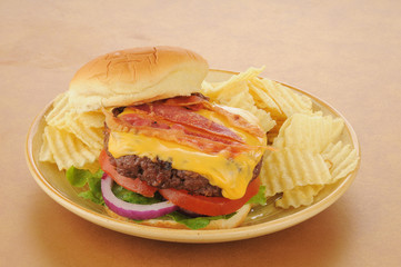 Bacon cheeseburger