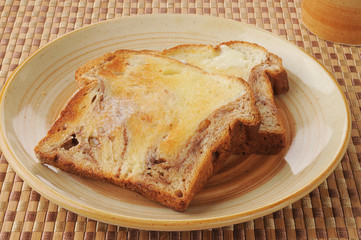 Buttered cinnamon toast