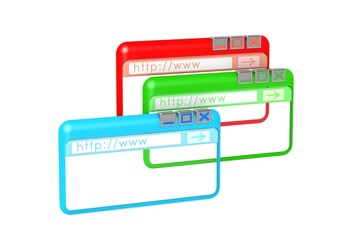 Internet browser windows