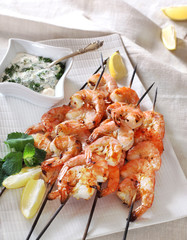Grilled shrimp