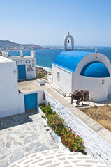 The beautiful Greek island, Mykonos