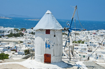 The beautiful Greek island, Mykonos
