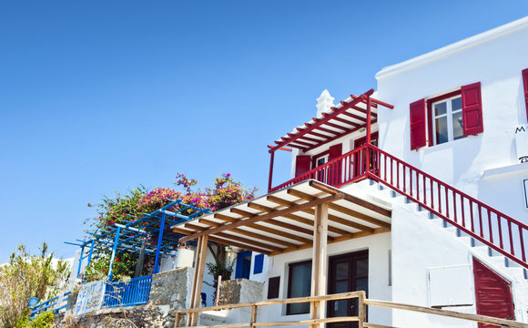 The beautiful Greek island, Mykonos