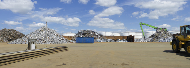 metal recycling factory