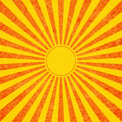 Sun with rays illustration