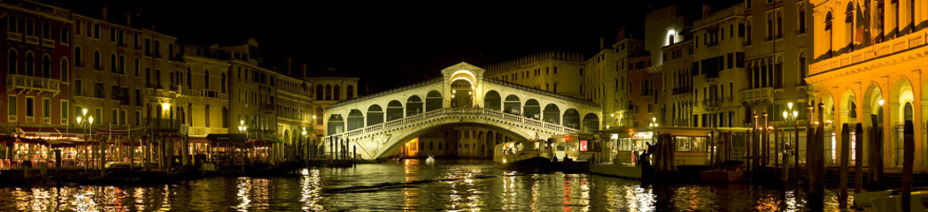 Venedig (Rialtobrücke) - obrazy, fototapety, plakaty