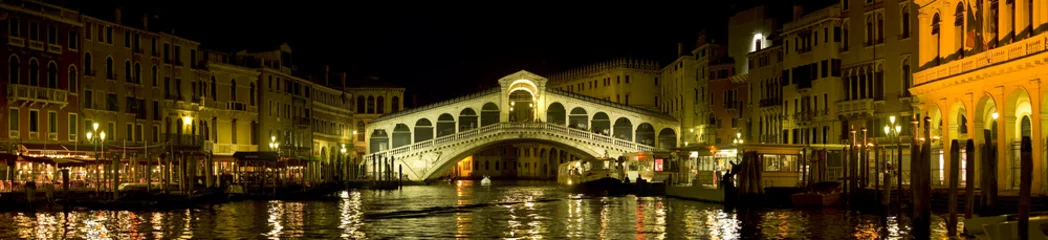 Papier Peint photo Pont du Rialto Venedig (Rialtobrücke)