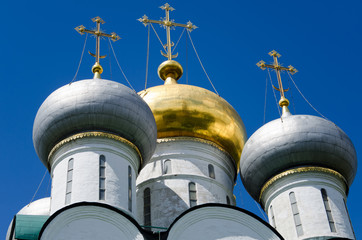 Ensemble of the Novodevichy Convent in Moscow, Russia