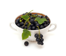 bowl with black currant