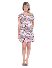 Full length of a beautiful young lady in dress