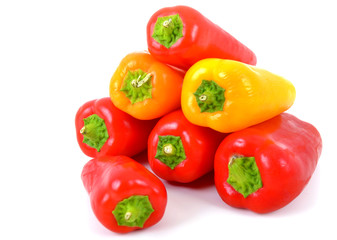 Mini poivrons rouges et jaunes