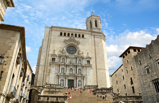 Gerona - Kathedrale Santa Maria Front
