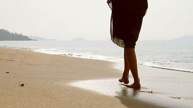 girl on the beach