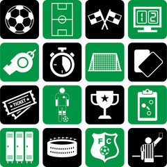 Soccer icons © beguima