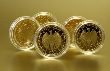 Gold, Anlage, Bank, Münze 