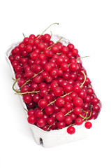 Rote Johannisbeeren in einer Schale