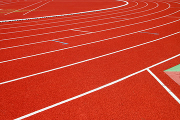 Running tracks of athletics