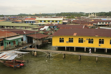 Fototapeta na wymiar Kampong Ayer, Bandar Seri Begawan, Brunei