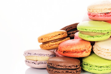 colorful macaroons